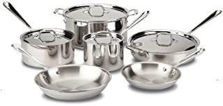 All-Clad D3 Stainless Cookware Set, 10-Piece - 8400000962