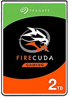 Seagate FireCuda Gaming (Compute) 2TB Solid State Hybrid Drive Performance SSHD  2.5 Inch SATA 6GB/s Flash Accelerated for Gaming PC Laptop - Frustration Free Packaging (ST2000LX001)