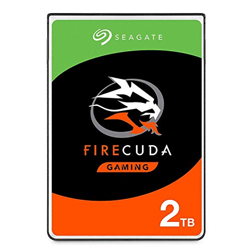 Seagate FireCuda Gaming (Compute) 2TB Solid State Hybrid Drive Performance SSHD  2.5 Inch SATA 6GB/s Flash Accelerated for Gaming PC Laptop - Frustration Free Packaging (ST2000LX001)