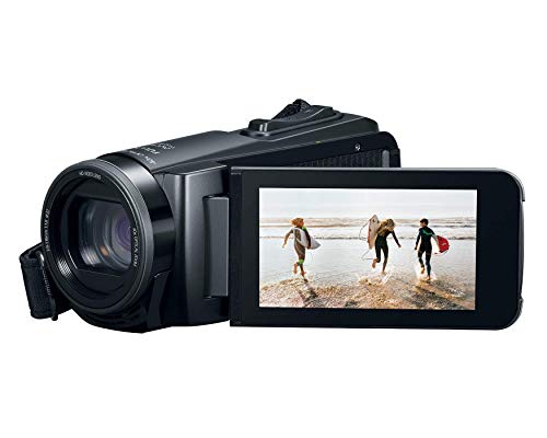 Canon VIXIA HF W10 Video Camera Camcorder with Built-in Memory (8GB), Waterproof, Shockproof, 40X Optical and 60X Dynamic Zoom (Renewed)