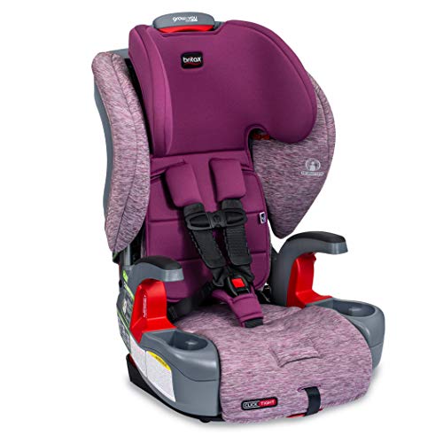 Britax USA E1C199G Britax Grow with You ClickTight Harness-2-Booster Car Seat - 2 Layer Impact Protection - 25 to 120 Pounds, Mulberry [Newer Version of Frontier]