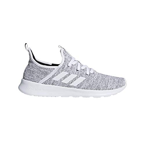 adidas Performance Women's Cloudfoam Pure Running Shoe, White/White/Black, 10 M US