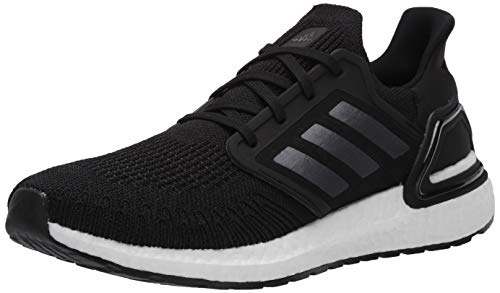 adidas Men's Ultraboost 20 Running Shoe, Black/Night Metallic/White, 10 M US