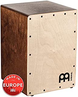 Meinl Cajon Box Drum with Internal Snares  MADE IN EUROPE  Baltic Birch Wood Compact Size, 2-YEAR WARRANTY, JC50LBNT