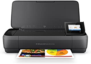 HP OfficeJet 250 All-in-One Portable Printer with Wireless & Mobile Printing (CZ992A), Black, Normal