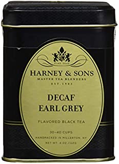 Decaffeinated Earl Grey, Loose tea in 4 Ounce tin