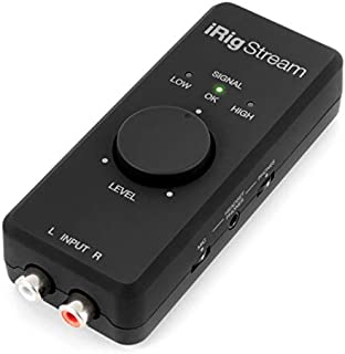 IK Multimedia iRig Stream 2-Channel Audio Interface for iPhone, iPad, Android and Mac/PC