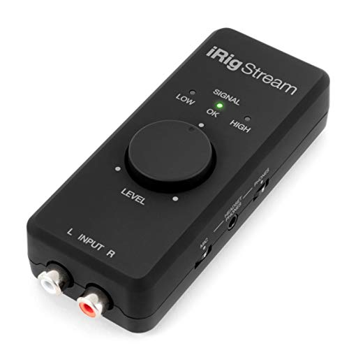 IK Multimedia iRig Stream 2-Channel Audio Interface for iPhone, iPad, Android and Mac/PC