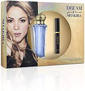 Shakira Gift Set for Women | Perfume Dream + Mascara | Fresh and Feminine Perfume | 1.7FL OZ 50ml Eau de Toilette Spray + Mascara | The Perfect Gift