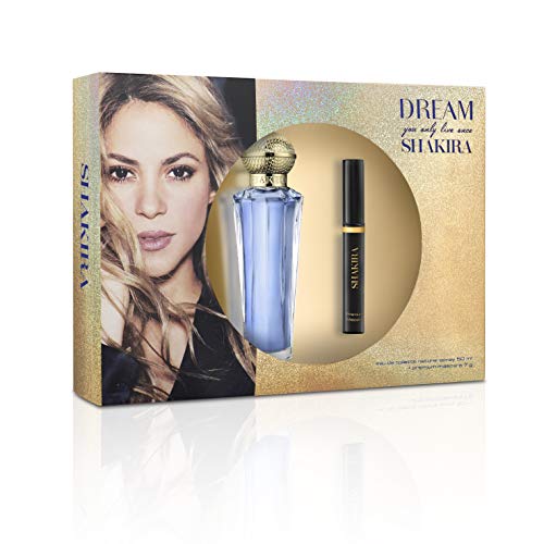 Shakira Gift Set for Women | Perfume Dream + Mascara | Fresh and Feminine Perfume | 1.7FL OZ 50ml Eau de Toilette Spray + Mascara | The Perfect Gift