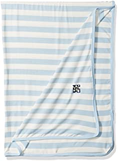 KicKee Pants Print Swaddling Blanket (One Size, Pond Stripe)