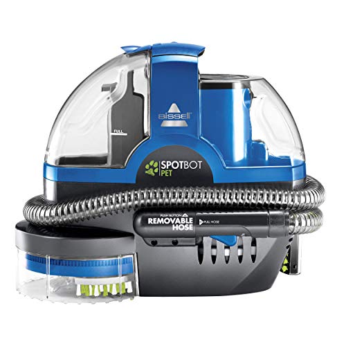 Bissell SpotBot Pet handsfree Spot and Stain Portable Deep Cleaner, Blue, 2117A (Renewed)