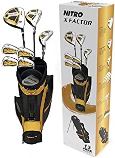 Nitro X Factor Golf Set Mens, Right Hand, Silver