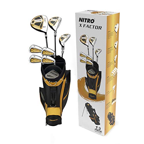 Nitro X Factor Golf Set Mens, Right Hand, Silver