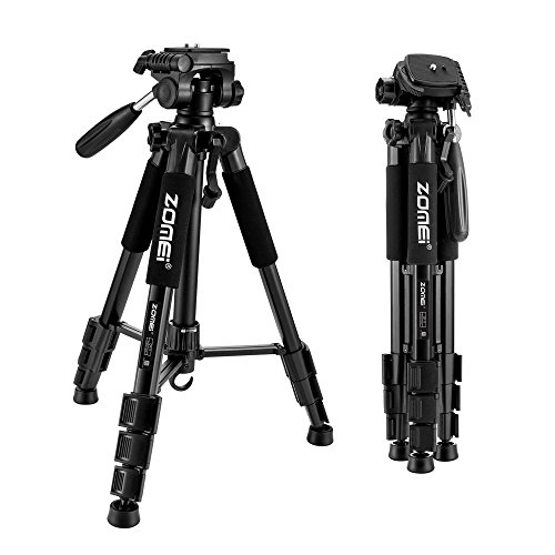 ZOMEI Compact Light Weight Travel Portable Aluminum Camera Tripod