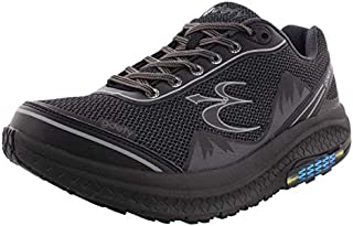 Gravity Defyer Men's G-Defy Mighty Walk Athletic Men's Walking Shoes 12 W US- Recovery Pain Relief Shoes for Heel Spurs, Foot Pain Shoes for Plantar Fasciitis- Black