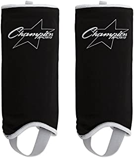 Champion Sports Sock Type Hard Soccer Shin Guard (Youth Small)