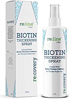 Biotin Hair Thickening Spray for Thin Hair Texturizing Spray Hair Loss Prevention Thinning Hair Thickening Tonic for Fine Hair Thick Hair Growth Products for Men for Women