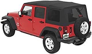 Pavement Ends by Bestop 51204-35 Black Diamond Replay Replacement Soft Top Tinted Windows; No Door Skins Included for 2010-2018 Jeep Wrangler Unlimited