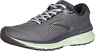 Brooks Women's Adrenaline GTS 20, Grey/Mint, 8.5 B US