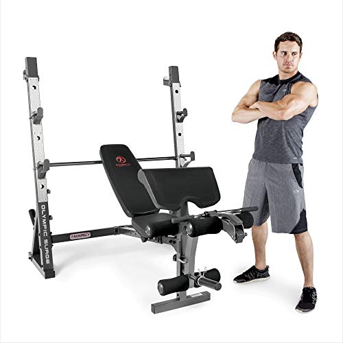 Marcy Olympic Weight Bench for Full-Body Workout MD-857