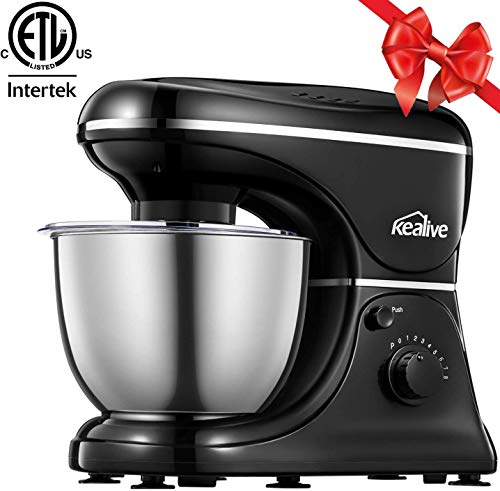 Stand mixer, Kealive 8 Speeds Electric Dough Mixer