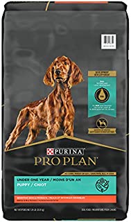 Purina Pro Plan Probiotic, Sensitive Stomach Dry Puppy Food, Sensitive Skin & Stomach Salmon & Rice Formula - 24 lb. Bag