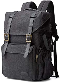 Camera Backpack, BAGSMART Camera Bag Anti-Theft DSLR SLR Canvas Backpack Fit up to 15