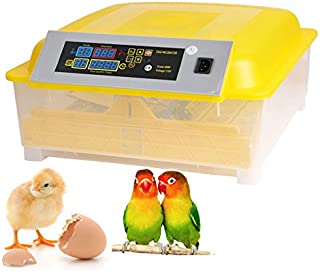 Kemanner Automatic 48 Digital Clear Egg Incubator Hatcher Egg Turning Temperature Control 80W US Plug (48egg)