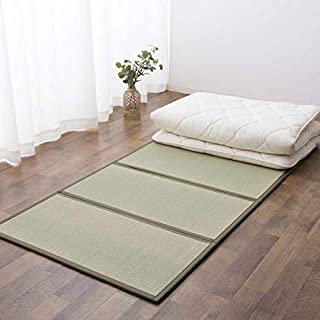 EMOOR Japanese Futon Mattress CLASSE and Foldable Tatami Mat (Igusa Mattress) Set, Twin Size (39x79in)