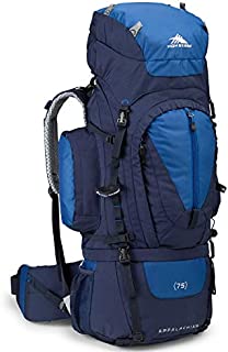 High Sierra Appalachian Top Load Internal Frame Hiking Pack, True Navy/Royal/True Navy, 75-Liter