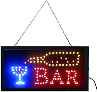 LED Neon Light Open Sign with Animation On/Off and Power On/Off Two Switchs for Business (Bar Sign L02)