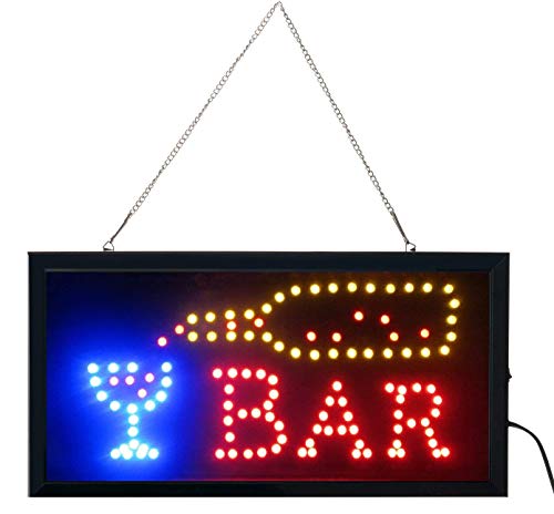 LED Neon Light Open Sign with Animation On/Off and Power On/Off Two Switchs for Business (Bar Sign L02)