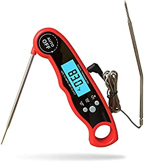 Digital Meat Thermometer for Grill Instant Thermometer with Accurate Read,Wateresistant Ultra Fast Thermometer with Backlight. Digital Food Probe for Kitchen, Outdoor and Grill