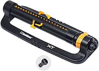 Melnor 65074-AMZ XT Turbo Oscillating Sprinkler with 2-Way Adjustment and QuickConnect Product Adapter Set, Amazon Bundle