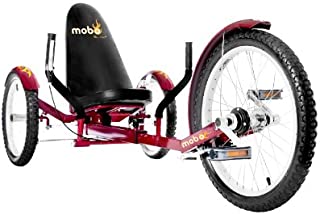 Mobo Triton Pro Recumbent Trike. Adult Beach Cruiser Tricycle for Women & Men. Petal 3-Wheel Bike