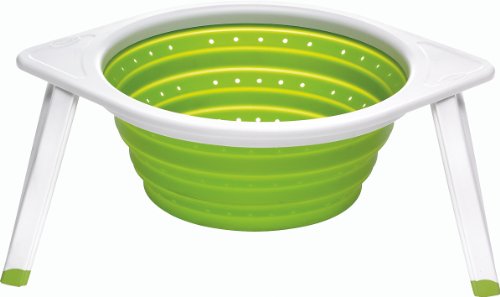 Chef'n SleekStor Large Collapsible Colander (11-Inch, Arugula/Meringue)