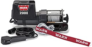 WARN 92000 Vehicle Mounted 2000 Series 12V DC Electric Utility Winch