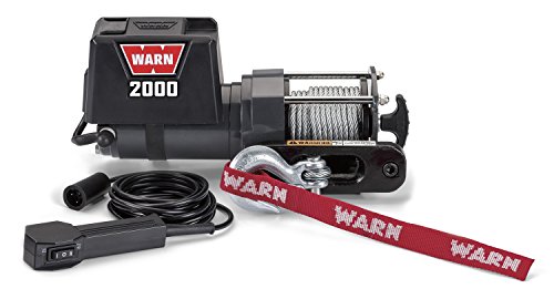 WARN 92000 Vehicle Mounted 2000 Series 12V DC Electric Utility Winch