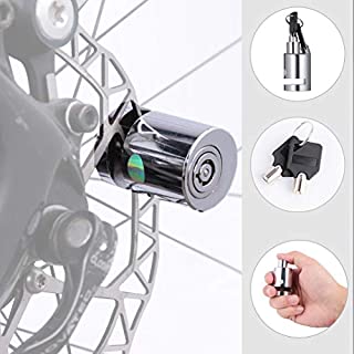 Bike Lock Mini Disc Brake Lock Bicycle Anti-Theft Lock Security Padlock for Motorcycles, BicyclesBike, Electrombile, Electric Car, Rust-Proof and Durable, Motorcycle, Motorbike Disc Brake Lock