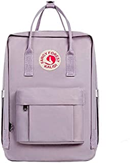 KALIDI Casual Backpack for Women,15 Inches Laptop Classic Backpack Camping Rucksack Travel Outdoor Daypack College School Bag (Purple)