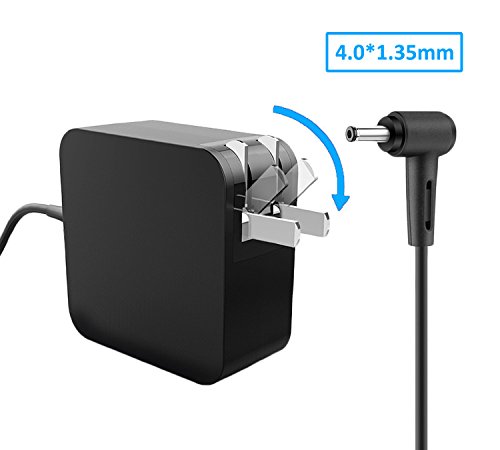 Laptop Power AC Adapter 19V 2.37A 45W Charger for Asus Wireless-AC1900 Router T-Mobile WiFi Wireless Router Dual-Band Gigabit MSQ-RTAC68U TM-AC1900 RT-AC68U w/MKK Stylus Pen Asus Power Supply