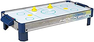 Air Hockey Tabletop Game Table for Kids | Lanos 40 Inch Electronic Air Hockey Game with Powerful Air Blower, 2 Paddles, and 2 Pucks | Electronic Ice Hockey Gifts, Kids Sports Air Hockey Game