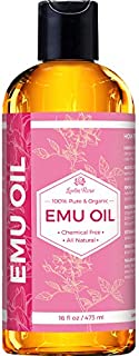 Leven Rose Emu Oil 100% Pure Natural Scar Minimizer Anti Aging Skin Moisturizer 16 oz