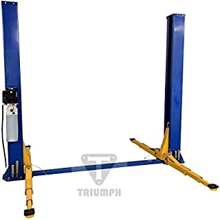 TRIUMPH NT9FP 9,000 lb Two Post Auto Lift Floor Plate Car Hoist Truck Jack Garage