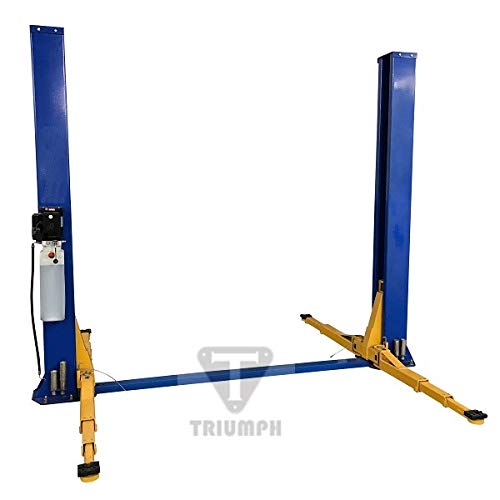 TRIUMPH NT9FP 9,000 lb Two Post Auto Lift Floor Plate Car Hoist Truck Jack Garage