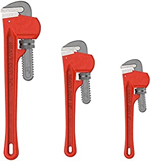 Plumbers Pipe Wrench, 3 Piece 14-Inch, 10-Inch, 8-Inch Set  by Stalwart