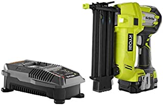 Ryobi P854 ONE Plus 18V Cordless Lithium-Ion 2 in. Brad Nailer Kit (One Battery & Charger included)