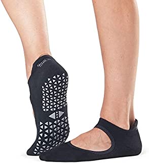 Tavi Noir Womens Emma Non-Slip Socks (Ebony) Medium