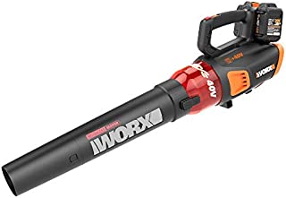 WORX WG584 40V Power Share Turbine Cordless Leaf Blower with Brushless Motor (2x20V Batteries)